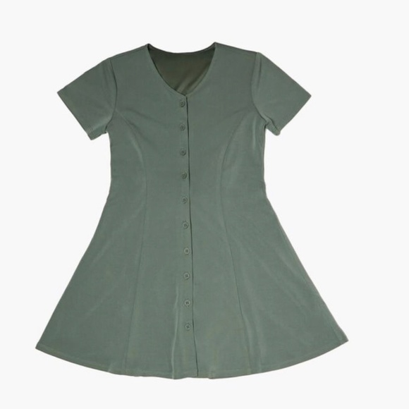 Girls Crepe A-Line Dress Kids - Picture 1 of 2